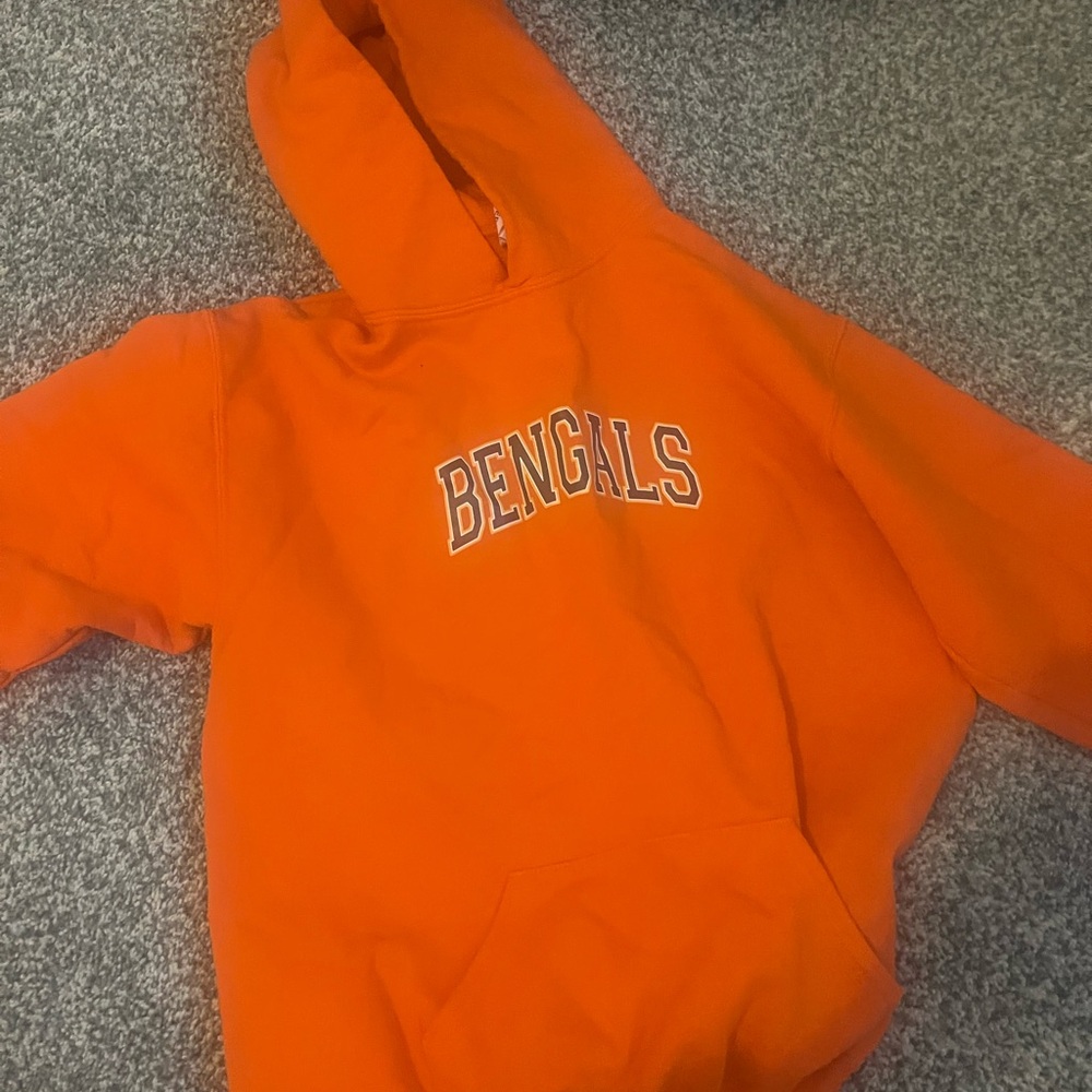 Kids Orange Bengals Hoodie